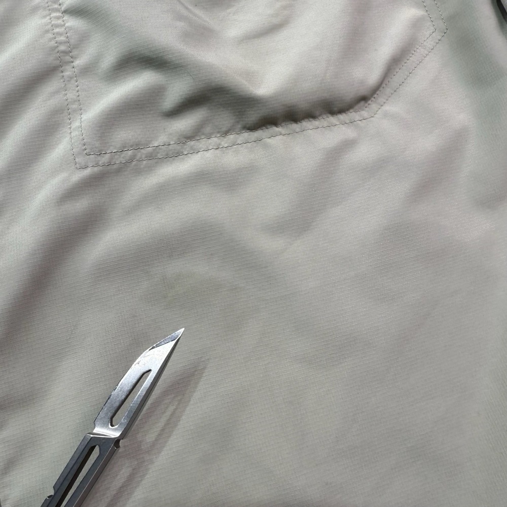 Simms Button Up Shirt Men XL Beige Long‎ Sleeve Fishing Gore Creek Fly Fisherman - Picture 14 of 16